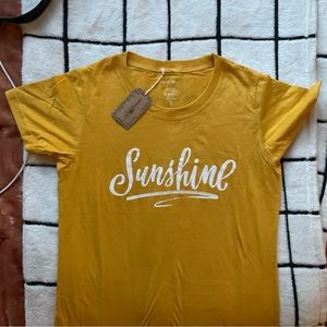 NWT Natural Life Sunshine Tee